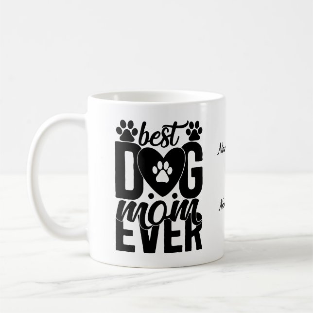 Mug Amoureux des chiens personnalisable | Mug de c (Gauche)
