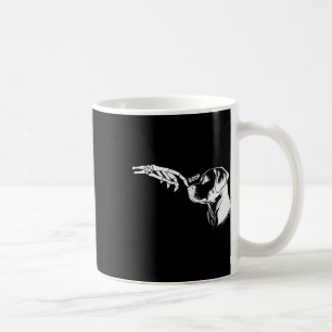 Mug Amoureux des chiens Squelette à main Boop Funny Ha