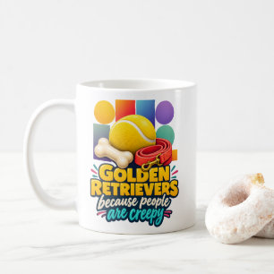 Mug Amoureux des Golden Retrievers parce que les gens