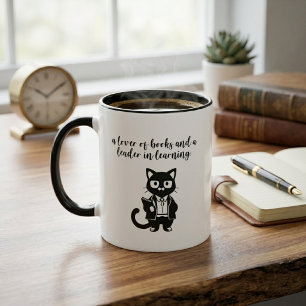 Mug Amoureux des livres, leader dans l'apprentissage, 