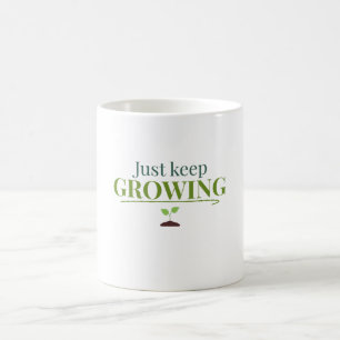 Mug Amoureux des plantes, continuez à grandir - Jardin
