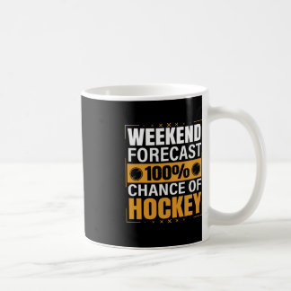 Mug Amoureux du hockey fin de semaine Prévision Chance