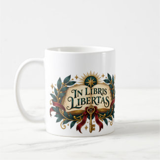 Mug Amoureux du livre littéraire In Libris Libertas