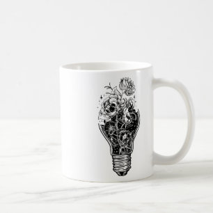 Mug Ampoule Fleur D'Arbre De Pouvoir Paix Pour Hippies