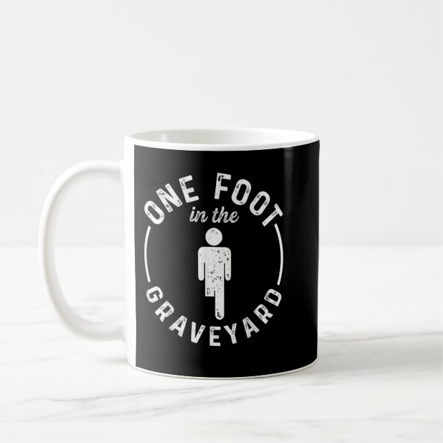 Mug Amputé Humour Un Pied Jambe Drôle Cadeaux De Récup (Gauche)