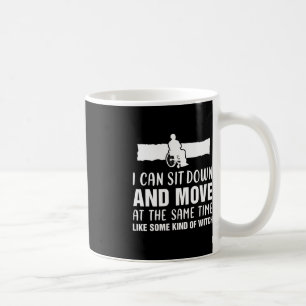 Mug Amputés amusants en fauteuil roulant Handicap Pers