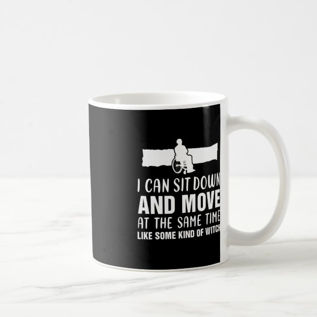 Mug Amputés amusants en fauteuil roulant Handicap Pers (Droite)