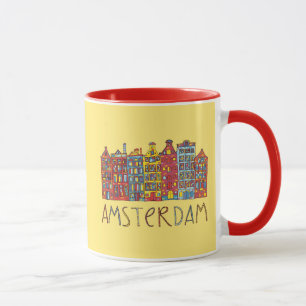 Mug Amsterdam dans la mosaïque