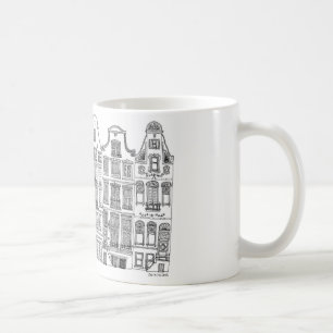 Mug Amsterdam houses on a mug.