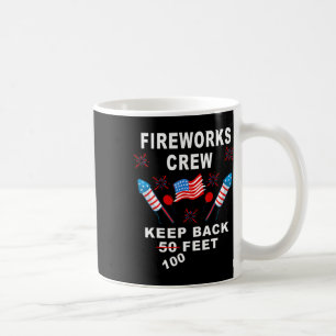 Mug Amusant 4 juillet Chemise Fireworks Directeur D'Éq