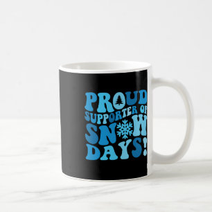 Mug Amusant amateur de journée enneigée soutien fièrem