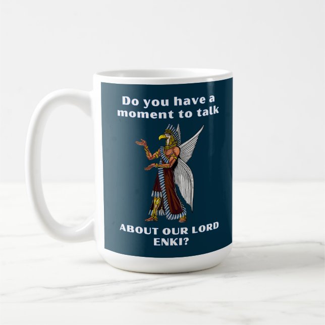 Mug Amusant ancien UFO Annunaki Alien (Gauche)