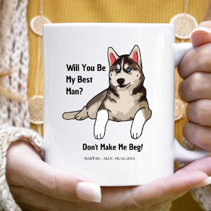 Mug Amusant Chien Gromsmen Proposition Serez-vous mon 