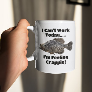 Mug Amusant Coworker Sens Crappie Pêche Pun