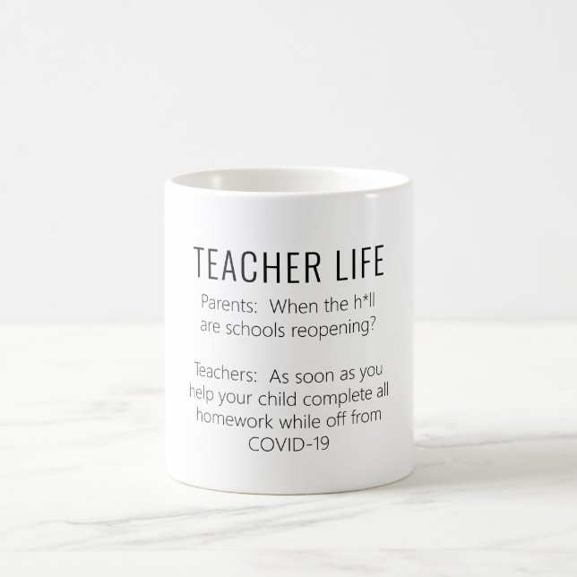 Mug Amusant Enseignant Parents 19 (Centre)