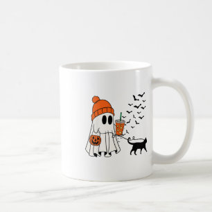 Mug Amusant Fantôme Marcher Chat Fantôme Chat Hallowee