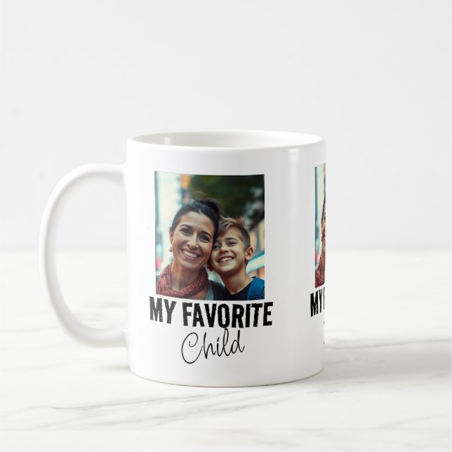 Mug Amusant Favori Maman enfant (Gauche)