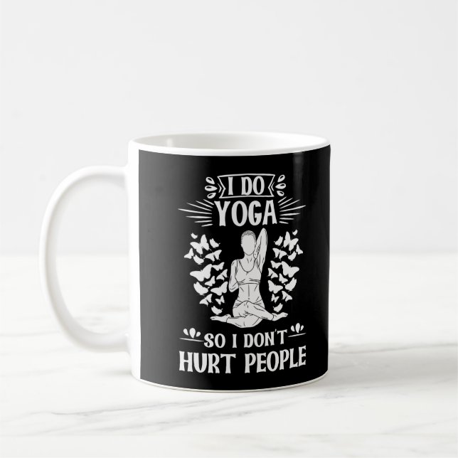 Mug Amusant instructeur de Yoga filles Humour de médit (Gauche)