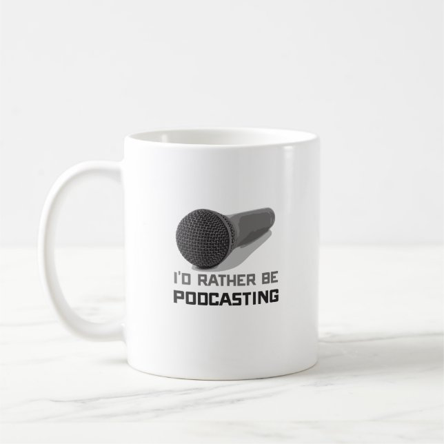 Mug Amusant, je préfère être du podcast (Gauche)