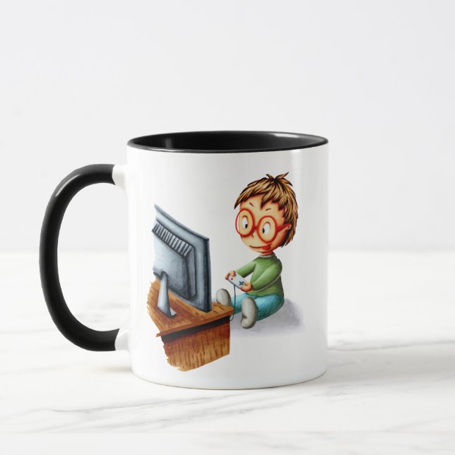 Mug Amusant jeu Geek (Gauche)