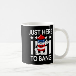 Mug Amusant juste ici pour exploser la fusée patriotiq