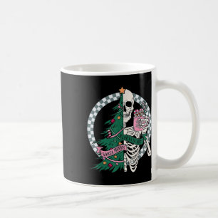 Mug Amusant Noël Un peu joyeux, un peu effrayant squel