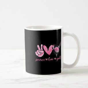 Mug Amusant Paix Amour Joueur de Golf Amateurs de Spor