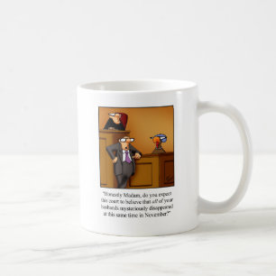 Mug Amusant procès pour Thanksgiving en Turquie !