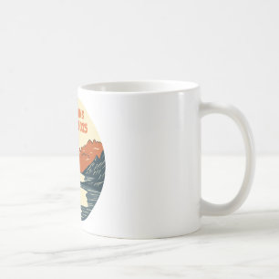 Mug Amusant randonnée, l'aventure attend
