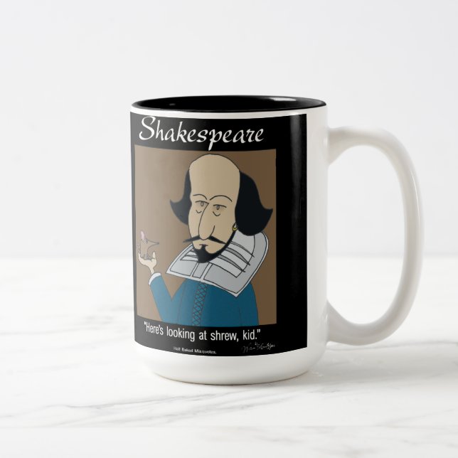 Mug amusant - Shakespeare Le Jouage de l'araigne (Droit)