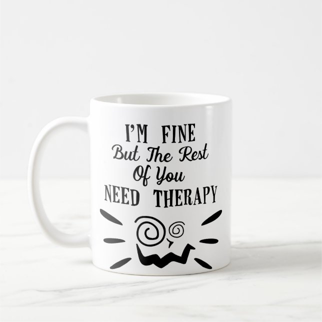 Mug Amusant Super Tendance Typographie Coworker (Gauche)