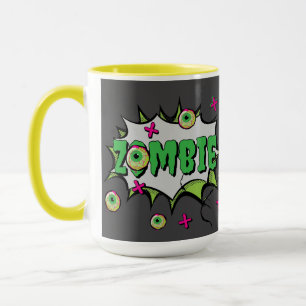 Mug Amusant Zombie Pop Art