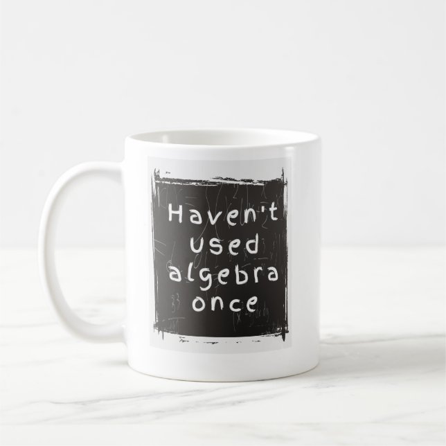 Mug Amusante algèbre (Gauche)