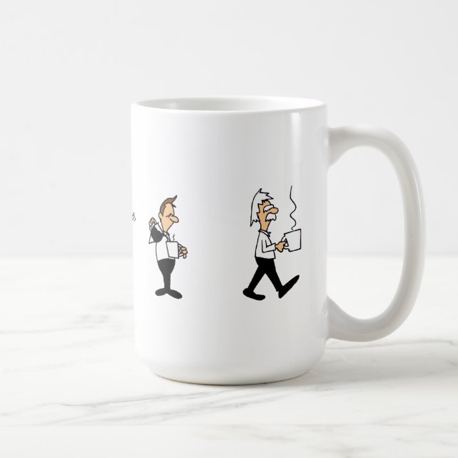 Mug Amusante évolution des buveurs de café (Droite)