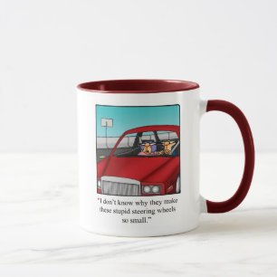 Mug Amusante Femme Conducteur de siège arrière Humou