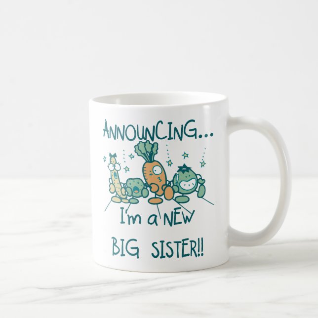 Mug Amusante nouvelle grande soeur Légume (Droite)