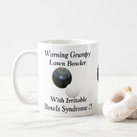 Amusante pelouse grumpy Bowler,
