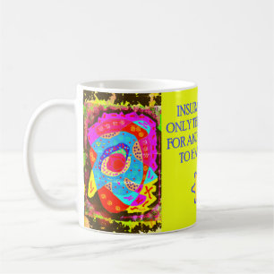 Mug Amusante plaisanterie avec un message de modèles d