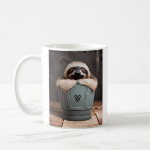 Mug Amusante Salle de bain Décor Mur Art Sloth