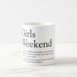 Mug Amusement de week-end pour filles Définition perso