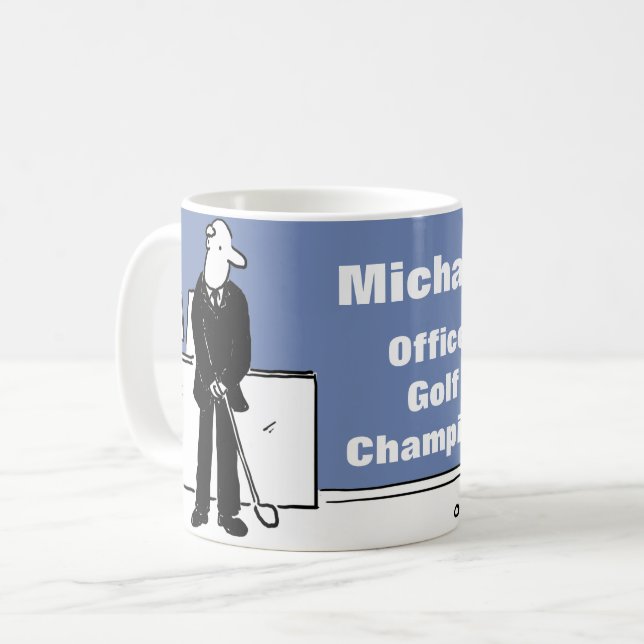 Mug Amusement design pour le golfeur (Devant gauche)