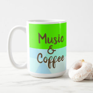 Mug Amusement léger et café et musique lumineux