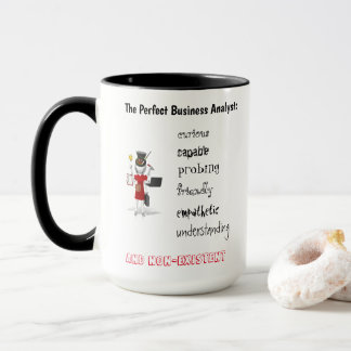 Mug Analyste d'affaires des intervenants de la fabrica