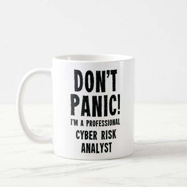 Mug Analyste du risque cybernétique (Gauche)