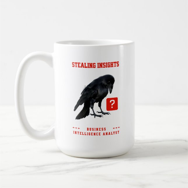 Mug Analyste en intelligence d'affaires Crow (Gauche)