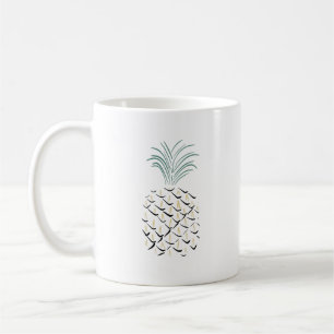 Mug Ananas Abstrait Art