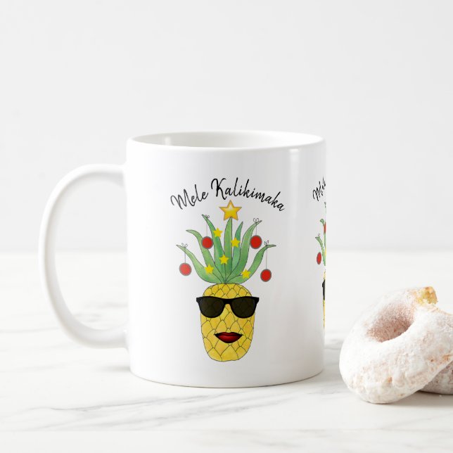 Mug Ananas Mele Kalikimaka (Avec donut)