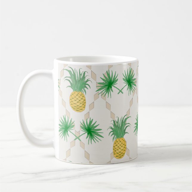 Mug Ananas, rétro (Gauche)