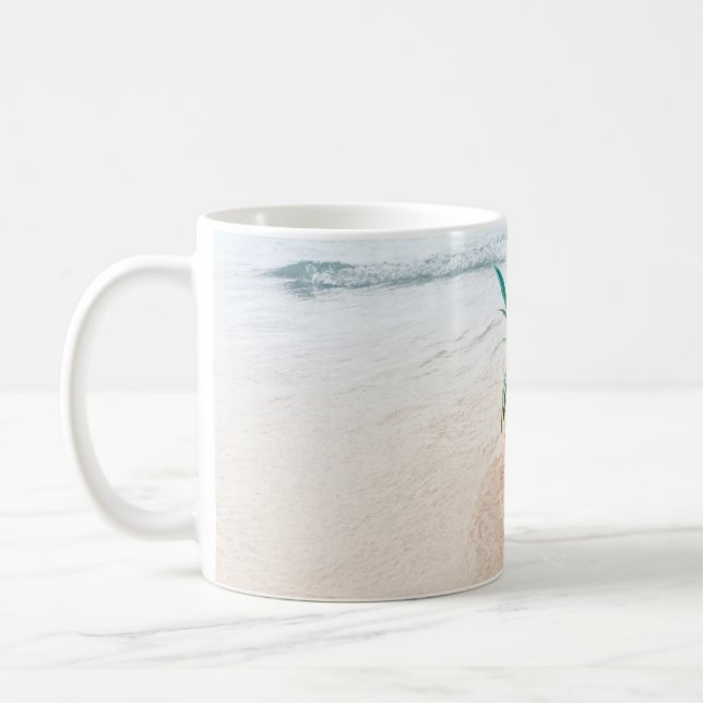 Mug Ananas sur la plage le matin (Gauche)
