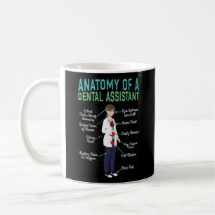 Mug Anatomie D'Adjoint Dentaire De Dentiste Hygiéniste